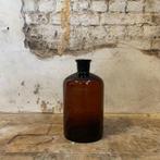 Oude apothekersfles van 5 liter, bruin glas, Ophalen