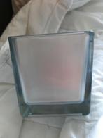 Bloempot in glas, Overige materialen, Gebruikt, Vierkant, Binnen