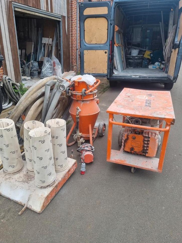 silomat pft 140, Doe-het-zelf en Bouw, Compressors, Gebruikt, Ophalen