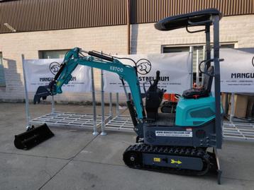 GRAAFMACHINE  1300 KG MINIGRAVER NIEUW MET 2 BAKKEN  beschikbaar voor biedingen