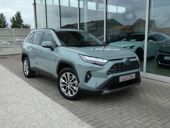 Toyota RAV4 hybrid AWD Premium +Zetelventilatie LEDER Trekha, Auto's, Toyota, Bedrijf, Te koop, Rav4, 360° camera, 4x4, ABS, Achteruitrijcamera