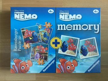 Memory Nemo + puzzels  - nieuw, Enlèvement ou Envoi, Neuf, 4 à 6 ans