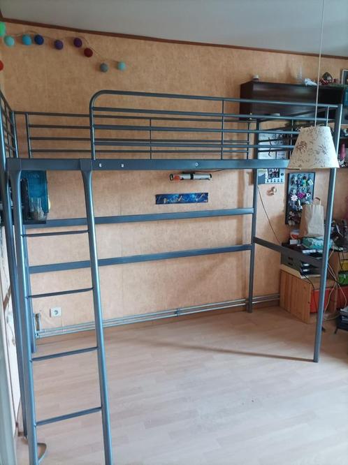 Hoogslaper 90x200, Huis en Inrichting, Slaapkamer | Stapelbedden en Hoogslapers, Gebruikt, Hoogslaper, 90 cm, 200 cm, Eenpersoons