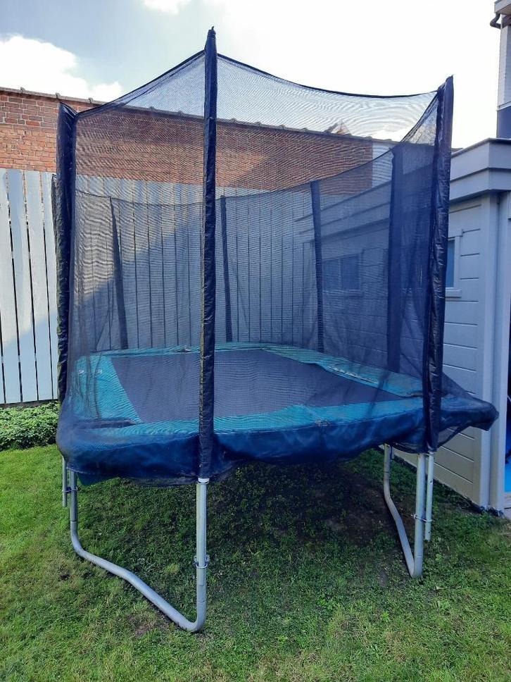 Rechthoekige trampoline, Kinderen en Baby's, Speelgoed | Buiten | Trampolines, Gebruikt, Ophalen