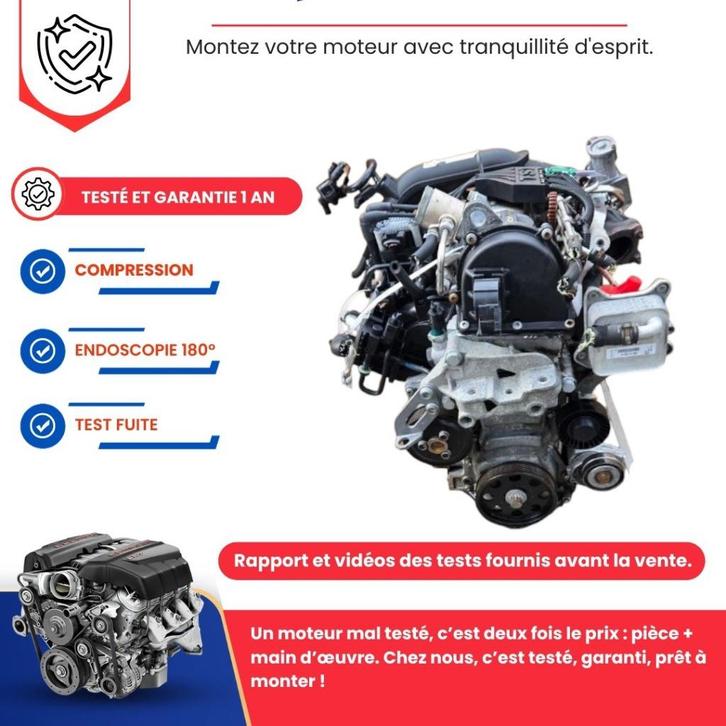 Moteur complet audi a1 a3 / vw polo golf vii new, Autos : Pièces & Accessoires, Moteurs & Accessoires, Audi, Seat, Skoda, Neuf