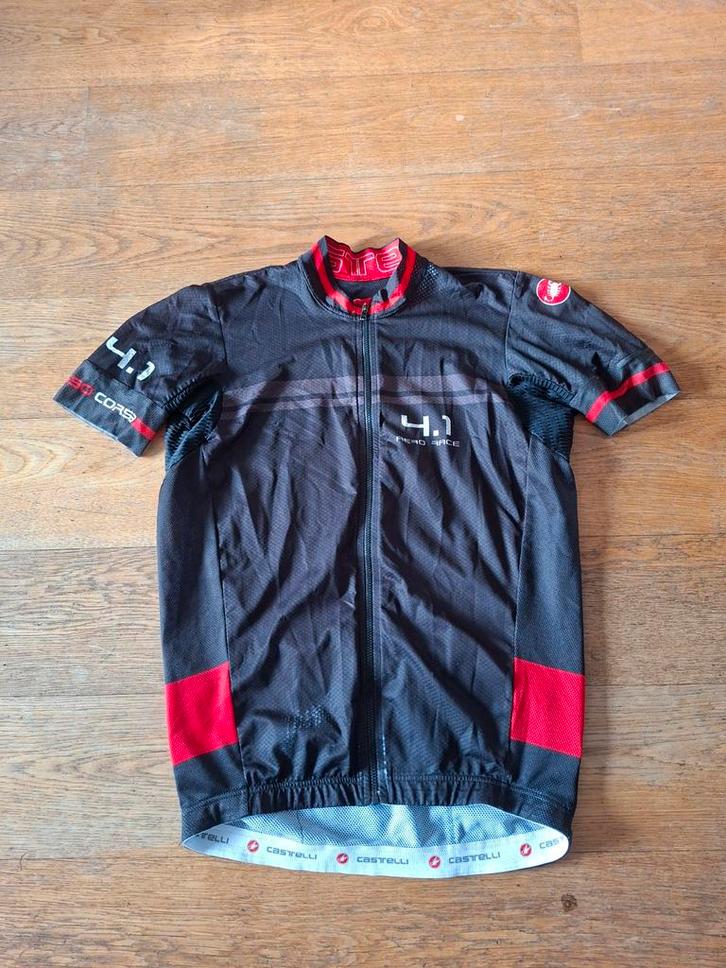 Castelli Aero 4.1 Fietsshirt XL, Fietsen en Brommers, Fietsaccessoires | Fietskleding, Ophalen of Verzenden