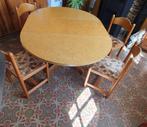 vintage eettafel, Huis en Inrichting, Ophalen, Gebruikt, Vijf personen of meer, 150 tot 200 cm
