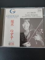 CD J.S BACH Yuzuko Horigome Violon 1989, Neuf, dans son emballage, Coffret, Enlèvement ou Envoi
