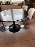 Table ronde et 4 chaises, Maison & Meubles, Tables | Tables à manger, Neuf, 100 à 150 cm, Quatre personnes, Rond