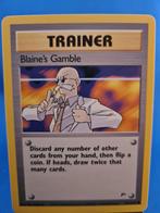 Blaine's Gamble 121/132 - Gym Heroes, Hobby en Vrije tijd, Verzamelkaartspellen | Pokémon, Verzenden, Gebruikt
