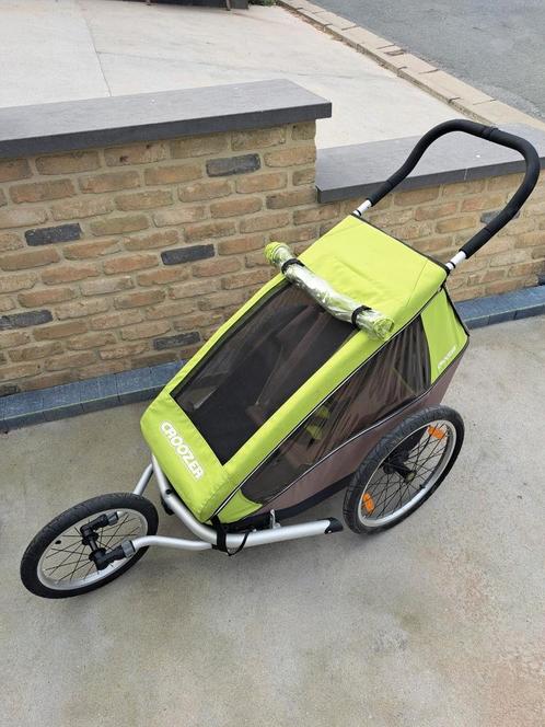 Remorque croozer 1 place, Vélos & Vélomoteurs, Accessoires vélo | Remorques, Comme neuf, Remorque pour enfant, 20 à 40 kg, Pliable