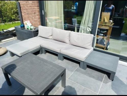 Allibert loungeset Nevada laag, Tuin en Terras, Tuinsets en Loungesets, Zo goed als nieuw, Loungeset, Ophalen