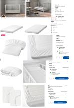 bebe lit, Enfants & Bébés, Comme neuf, Moins de 140 cm, Matelas, Enlèvement