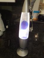 Lavalamp blauw, Ophalen, Zo goed als nieuw, Glas, Minder dan 50 cm