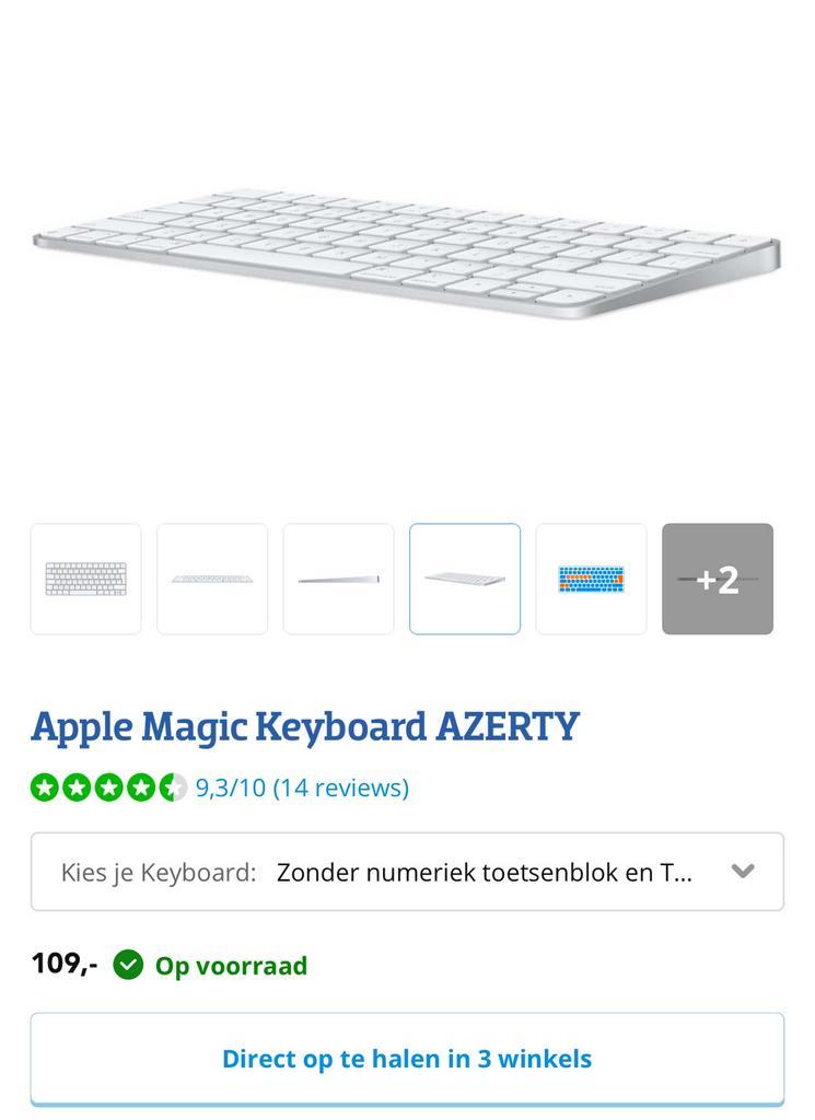 ② Apple Magic Keyboard — Claviers — 2ememain