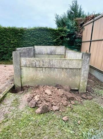 Te koop compostbak in beton, Enlèvement, Compost