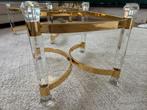 2 Table de salon Hollywood Regency, Ophalen, Zo goed als nieuw, Glas