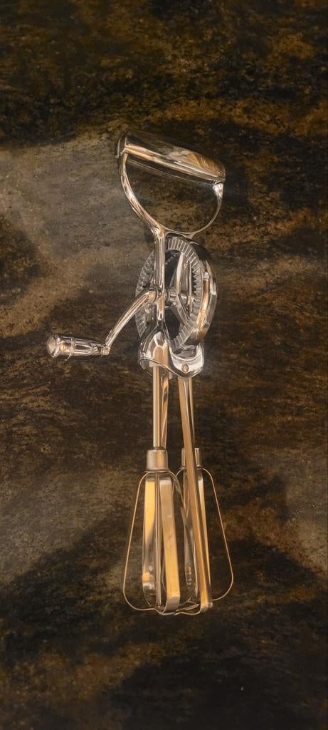 Batteur manuel avec manivelle, Electroménager, Mélangeurs de cuisine, Neuf, Résiste au lave-vaisselle