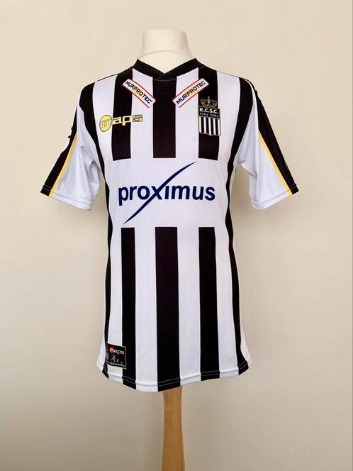 Sporting Charleroi 2014-2015 home Pro League football shirt, Sports & Fitness, Football, Utilisé, Maillot, Taille M