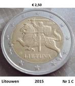 2 Eruomunten Litouwen, Ophalen of Verzenden, 2 euro, Losse munt
