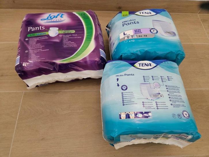 34 st Incontinentiebroekjes / Pamperbroekjes L/XL merk Loft, Diversen, Verpleegmiddelen, Nieuw, Ophalen