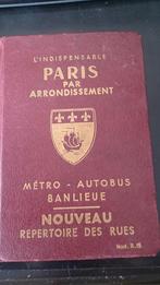 L'indispensable Paris par arrondissements 1950 ou avant ?, Comme neuf, Enlèvement ou Envoi