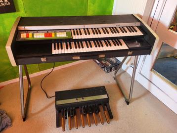Vintage Hohner T-242 elektronisch orgel, Musique & Instruments, Orgues, Enlèvement
