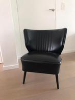 Vintage cocktail zetel, Huis en Inrichting, Stoelen, Ophalen, Zo goed als nieuw, Zwart