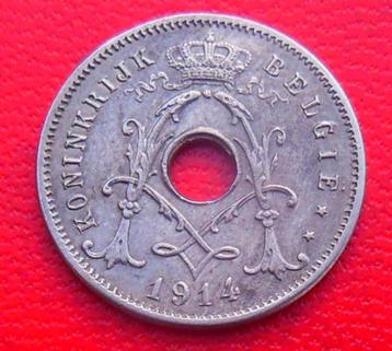 1914 5 centimen NL Albert 1er - port 1,50 euro par courrier, Timbres & Monnaies, Envoi, Métal, Monnaie en vrac
