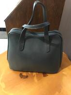 Sac à main cuir gris souris, Ophalen of Verzenden, Gebruikt, Grijs, Handtas