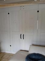 Vouwdeuren steigerhout met zware metalen rails, Doe-het-zelf en Bouw, Deuren en Vliegenramen, Ophalen, Binnendeur, Zo goed als nieuw