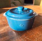 Blauwe keramische braadpan Fontignac, Neuf, Enlèvement ou Envoi, Plaque céramique, Autres matériaux