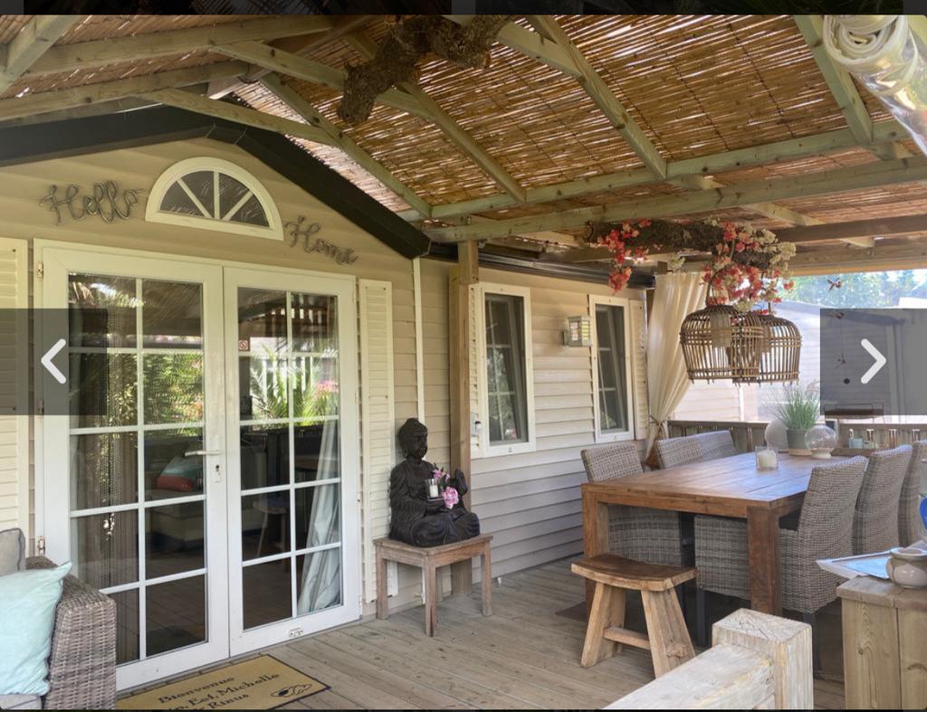 Te huur onze mobilehome op camping nabij Saint Tropez, Vakantie, Campings, Dorp, Airconditioning