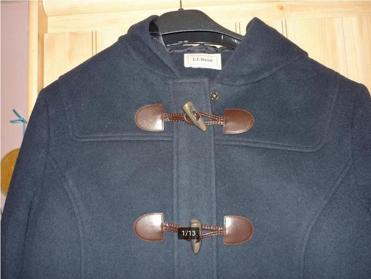 Luxueus insulated duffle coat, merk LL Bean,nieuw,maat L/XL, Vêtements | Femmes, Vestes | Hiver, Neuf, Taille 42/44 (L), Bleu