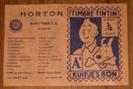 Timbre Tintin condiments Horton 50s Kuifje's Bon Hergé, Comme neuf, Tintin, Image, Affiche ou Autocollant, Enlèvement ou Envoi