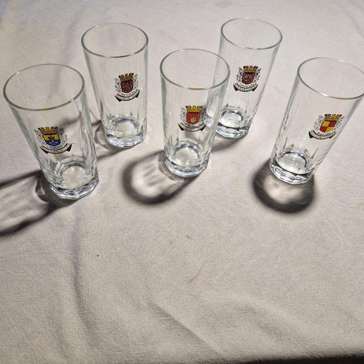 5 verres Pastis Duval, Verzamelen, Glas en Drinkglazen, Gebruikt, Overige typen, Ophalen of Verzenden