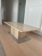 Travertin salontafel, Huis en Inrichting, 50 tot 100 cm, Minder dan 50 cm, 100 tot 150 cm, Rechthoekig