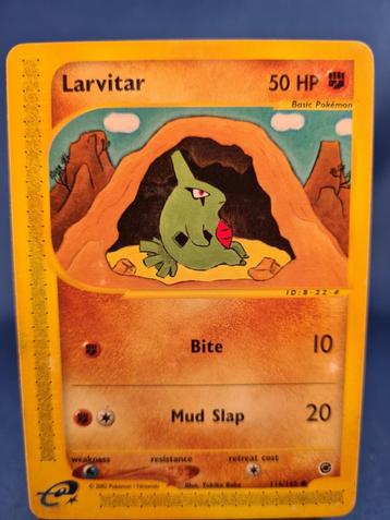 Larvitar 116/165 - Expedition Base Set beschikbaar voor biedingen
