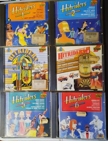 Hitriders - Oldies - 1 t/m 6   verzamel cd's VRT uitgaves beschikbaar voor biedingen