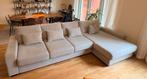 Canapé avec meridienne en tissu, Enlèvement, Comme neuf