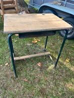 Vieux banc d’ecole, Jardin & Terrasse, Enlèvement, Comme neuf, Rectangulaire, Bois