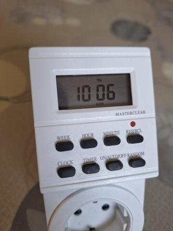 elektronische schakelklok digitale timer weektimer, 8 progr beschikbaar voor biedingen