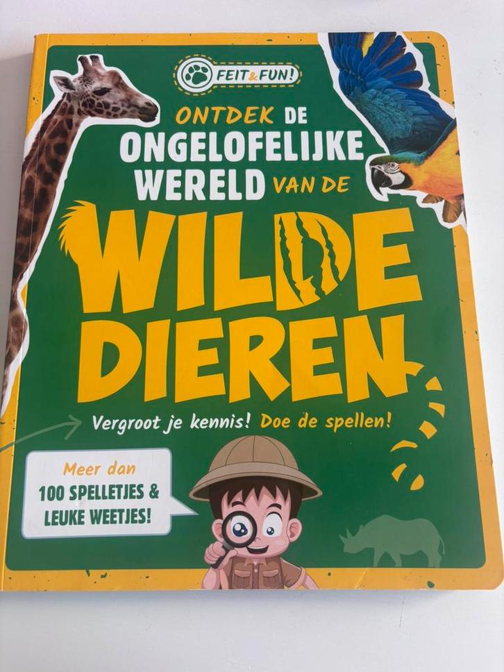 ondek de ongelofelijke wereld van de wilde dieren, Boeken, Kinderboeken | Jeugd | onder 10 jaar, Nieuw, Ophalen