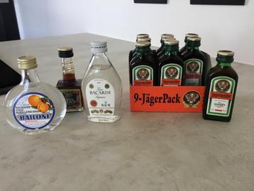 Mini flesjes drank  beschikbaar voor biedingen