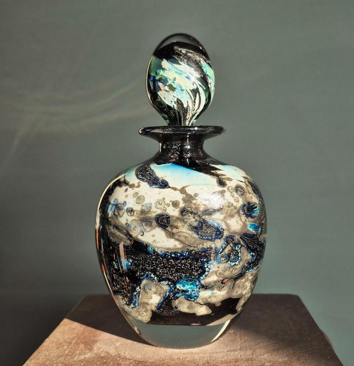 Allain Guillot - 1989 - Flacon de parfum - verre soufflé, Antiquités & Art, Antiquités | Verre & Cristal, Enlèvement