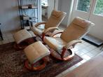 2 Leder relax stoelen, Huis en Inrichting, Fauteuils, Ophalen of Verzenden, Gebruikt