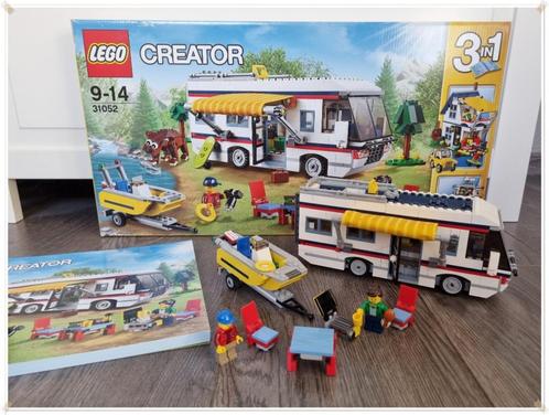 LEGO CREATOR 31052 – 3EN1: LE CAMPING-CAR (2016), Kinderen en Baby's, Speelgoed | Duplo en Lego, Zo goed als nieuw, Lego, Complete set