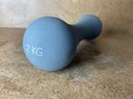 Dumbbell Grijs - 2 kg - Avento, Ophalen, Zo goed als nieuw, Benen, Dumbbell