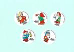 5  x  sticker / DISNEY / DWERGEN van SNEEUWWITJE, Verzenden, Zo goed als nieuw, Strip of Tekenfilm