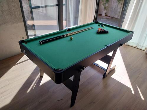 Cougar opklapbare pooltafel, Sport en Fitness, Biljarten en Poolen, Zo goed als nieuw, Pooltafel, Ophalen